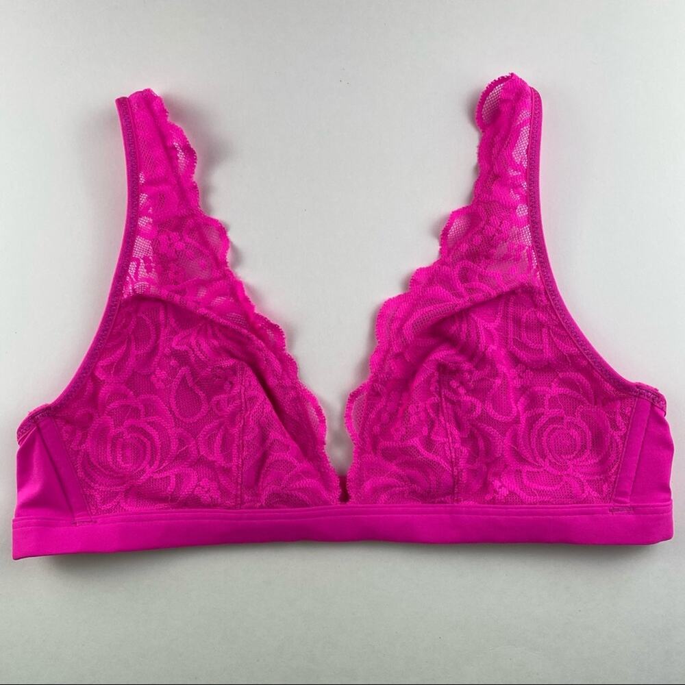 PINK Victoria’s Secret Lace Plunge Bralette Small #6301
